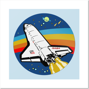 nasa spaceship Posters and Art